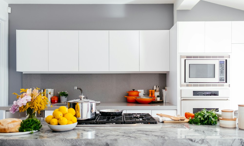 Kitchen surfaces and household utensils